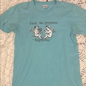 Supreme Graphic Tee in Blue